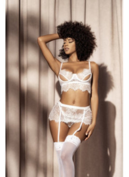 Ensemble Trois Pièces Blanc 8738WHT Volume 2